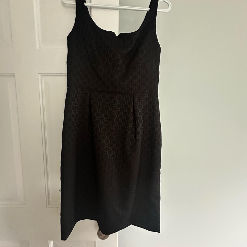 LITTLE BLACK DRESS! London Times Black Sleeveless A-line Midi Dress